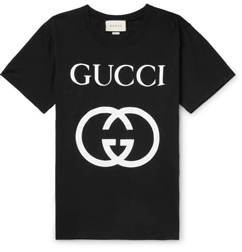 black gucci logo t shirt|gucci boutique shirt.